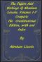 [Gutenberg 3253] • The Papers and Writings of Abraham Lincoln, Complete